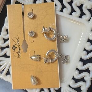 Patricia Nash not so basic tri earing set new